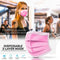 Pink Disposable Face Masks (50 Masks)