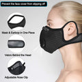 MQ Black Sports Mask (2-pack)